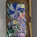 6 Pack Christmas Lollipop Pathway Lights Outdoor with 28PC Candy, 27" 176LED Peppermint Candy Cane Decoration with 8 Mode&Timer&Stake, Pathway Marker Light for Walkway Outsides Decor(Multicolor)