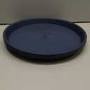 4 Pack of 16 inch Plant Saucer, Heavy Duty Round Plant Trays for Pots, Bird Bath Bowls, Plastic Plant Water Tray, Flower Plant Saucers for Indoors (16", Blue)