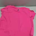 PRETTYGARDEN Women's Tops 2026 Casual Summer Round Neck Short Sleeve Basic Pleated Loose Fit Blouses Plain Tunic Shirts (Medium)