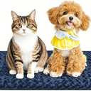 Dog Beds Crate Pad, Dog Bed Mat for Smal Dogs Sleeping, Soft, Durable, Washable & Anti-Slip Crate Pads, Reversible Mat Bed Kennel Mat Cat Bed (S(24"*18"*1.5"), Navy Blue)