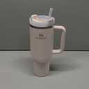 STANLEY Quencher H2.0 Tumbler with Handle and Straw 40 oz Flowstate 3-Position Lid Cup Holder Compatible for Travel Insulated Stainless Steel Cup BPA-Free Rose Quartz 2.0