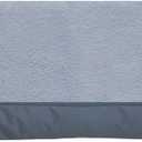 Dog Bed Cover 44L x 32W x 4H Inch,Heavy Duty Durable Waterproof Fluffy Soft Short Plush Replacement Dog Bed Covers,Washable Removable Pet Bed Mattress Cover with Zipper, Grey,Cover Only