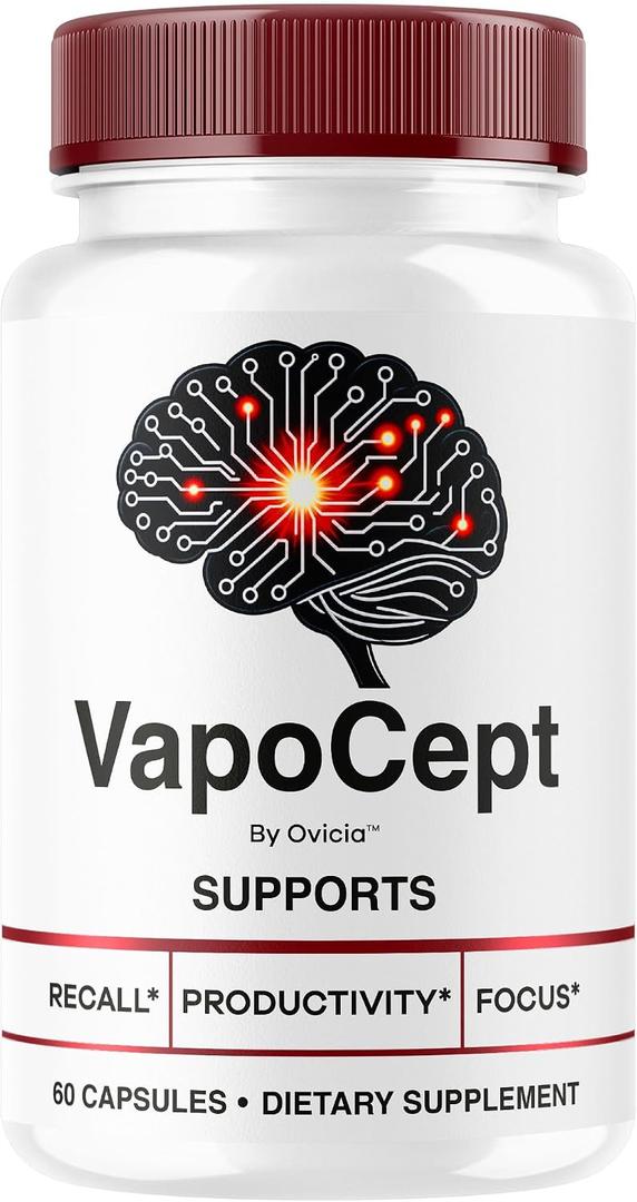 VapoCept Capsules - Official Vapocept Advanced Formula with All Natural Ingredients, Premium Pills Maximum Strength for Wellness & Overall Health Support, 60 Capsules for 1 Month