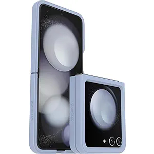 OtterBox Galaxy Z Flip5 Thin Flex Series Case - Dream Come Blue (Clear), Ultra-Slim, Hard case with Soft Edges, 5G and Wireless Charging Compatible