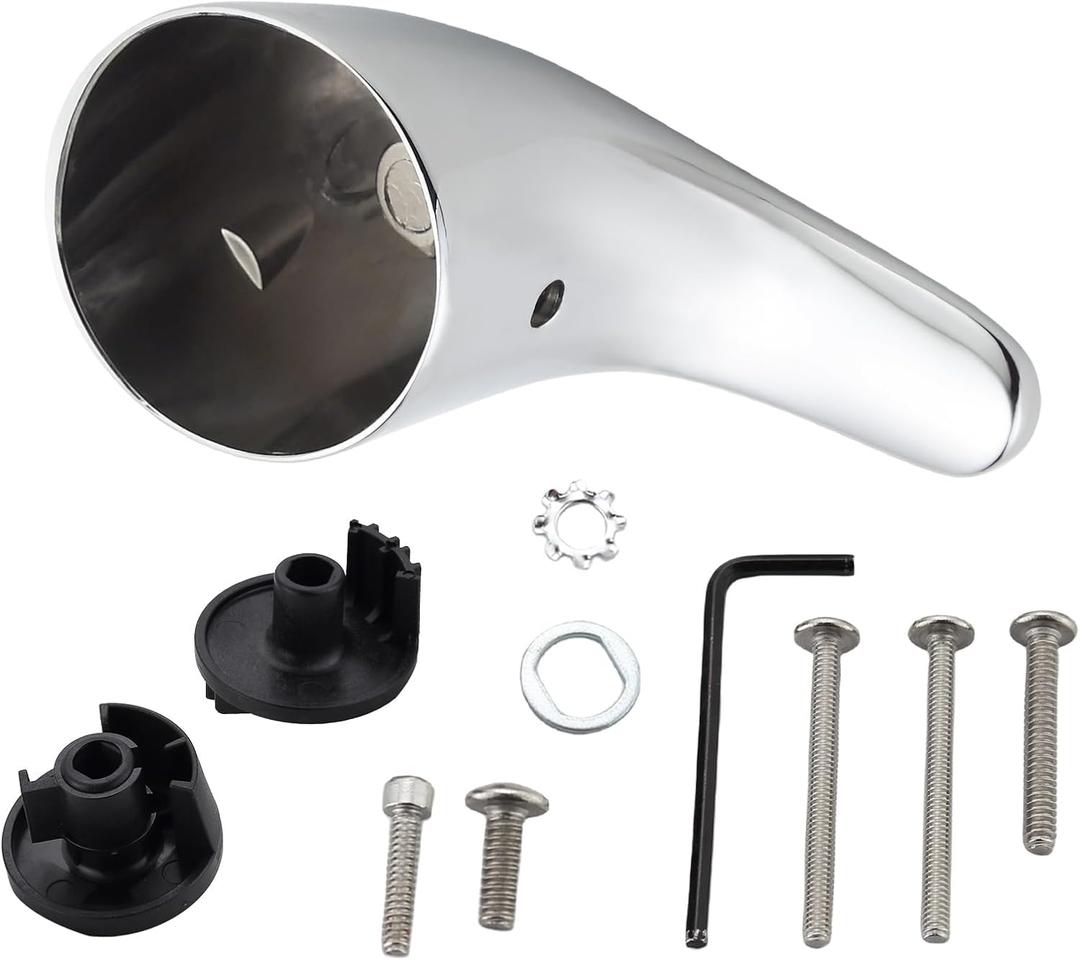 Shower Handle Replacement (100657) For Moen Lever – Compatible With PosiTemp & Moentrol Valves, Matte Black, Metal Construction