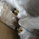 WOKER FURNITURE 26" Black Boucle Counter Stools Set of 2,Upholstered Counter Height Bar Stools with Back,Modern Bar Stools with Brass Metal Legs for Kitchen Island/Kitchen Counter