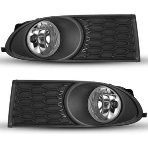 AUTOWIKI Fog Lamp Lights Assemblies For 2010 2011 2012 2013 2014 2015 2016 2017 2018 2019 2020 Dodge Journey 1 Pair