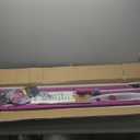 Gymnastic Kip Bar,Kids Girls Junior Ages 3-15,3' to 5' Adjustable Height,Home Gym Equipment,Home Training,1-4 Levels,260lbs Weight Capacity (PURPLE)