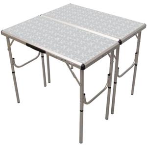 Coleman 4-in-1 Outdoor Folding Table, Lightweight Camping Table with 3 Adjustable Heights & Carry Handle, Great for Patio/Deck, Camping, Tailgating, & More, 31.5 x 31.4 x 27.6 inches