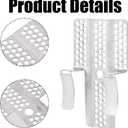 16pcs Drywall Repair Clips, Stainless Steel Dry Wall Fastener Clip with 32 Screws Patch Kit for Repairing Damaged Walls Fits 1/2" and 5/8" Panels (Silver)