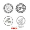 Iberia Aloe Vera Drink With Chia, Mango, 16.9 Fl Oz (Pack of 8)