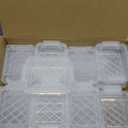 24 Pack Mini Plastic Storage Bins with Lid, 4.5"×3.1"×1.8" Clear Latch Small Storage Box Stackable Organizer Container for Crafts, Jewelry Beads, Office Supplies