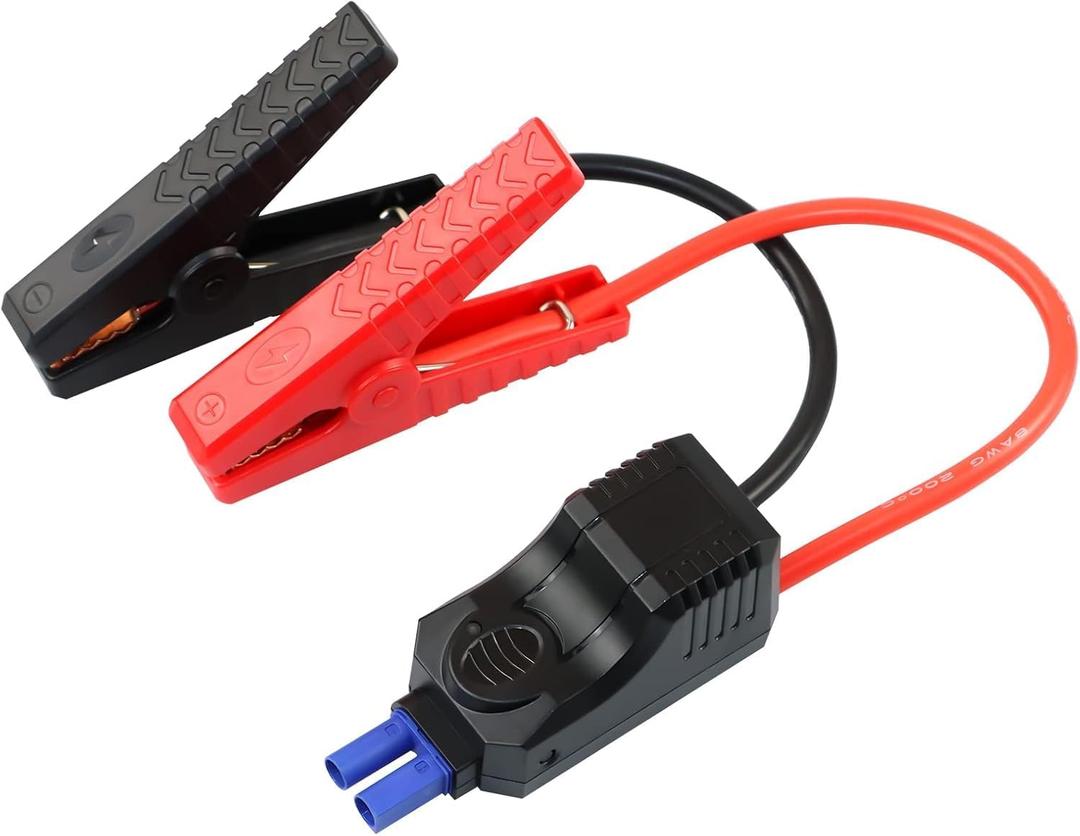 Portable Jump Starter Clamps, 8AWG Automotive Emergency Jumper Cables for 12V Car Jump Starter (clamp001)