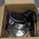 OVENTE Electric Kettle, 1.5L Borosilicate Glass Countertop Water Heater and Boiler for Coffee or Tea, BPA-Free, Auto Shut-Off, Boil-Dry Protection, Removable and Washable Spout Filter, Black KG83B