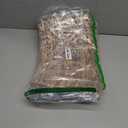 Handmade Water Hyacinth Christmas Tree Collar 24" – Rustic Basketweave Tree Base Cover, Eco-Friendly Skirt Alternative with Cord Cut-Out (Natural)