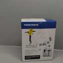 Vondynote Pair of Studio Monitor Stands Desk Clamp Speaker Stands 012°Tilt Height Adjustable with Cable Management