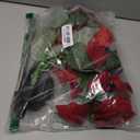 Aolyty Solar Garden Lights, IP65 Waterproof Solar Flowers Lights Landscape Lighting Simulation Poinsettia LED Light for Pathway, Garden, Patio, Yard, Lawn Outdoor Decorative (2 Pack)