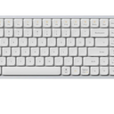 LOFREE Flow Low Profile Mechanical Keyboard, 100 Keys Rechargeable Wireless Keyboards with Bluetooth and Wired Connection for Windows, Mac OS/White Ghost Linear Switches