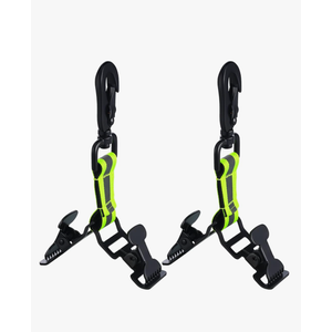 Yingzhao 2 Pieces Firefighter Glove Clip for Work Safety Glove Holder Strap Belt Clip for Work Firefighter Rescue