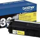 Brother Genuine High Yield Toner Cartridge, TN433Y, Replacement Yellow Toner, Page Yield Up To 4,000 Pages, Amazon Dash Replenishment Cartridge, TN433