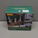 Window Bird Feeder with Camera for Bird Watching,2K Live Video,AI Bird Identification,Instant Arrival Alerts,24/7 Recording,Support 2.4G/5G WiFi,Featuring 5 Strong Suction Cups. (Green)