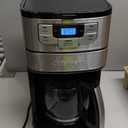 Cuisinart Automatic Grind and Brew 12-Cup Coffeemaker with 1-4 Cup Setting and Auto-Shutoff, Black/Stainless Steel, DGB-400NAS