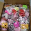 JOYIN 28 PCS Valentines Day Mochi Squishy Toys Filled Hearts and Gift Cards for Kids Valentine Classroom Exchange Party Favors, Kawaii Stress Relief Toys for School Game Prizes and Carnivals Gift