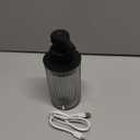 Automatic Soap Dispenser Liquid Touchless: 9oz Black Acrylic - Rechargeable Electric Smart 3 Level Adjustable Auto Hand Soap Dispenser - Dish Bathroom Kitchen