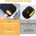 3 x Pet Hair Remover, 2025 Upgrated Five-Finger Electrostatic Pet Hair Removal Gloves, Cat & Dog Hair Remover for Couch, Furniture,Clothing, Animal Fur Removal Tool, Cat Grooming Gloves
