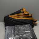 Large moving blankets, 80*72 inches, suitable for furniture moving protection and shipping packaging, quilted furniture pads, extra thick blankets for moving, heavy blanket (black) 2-pack