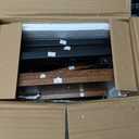 Marbrasse Desk Shelf with Drawer, 40" Desk Hutch for Computer Monitor, Wooden Desktop Bookshelf Storage Rack for Home Office Dorm - Dark Brown