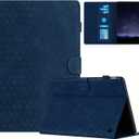 DTangLsm Case for Kindle Fire HD 10 Tablet & Fire HD 10 Plus Cover (13th/11th Generation 2023/2021 Release) 10.1" Slim Fit Stand Cover for Fire 10 Tablet Case with Pencil Holder Auto Wake/Sleep, Blue