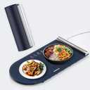 Electric Food Warming Tray by Nobula  Heating Mat for Kitchen & Office with 4 Adjustable Temperatures & Timers  Warming Pad for Countertop, Buffet, Parties  Perfect for Warming Coffee and Meals