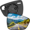 Passenger Side Mirror Replacement for Ford Escape 2020 2021 2022 2023 2024 2025 - Right Side Mirror Glass, Rear View Mirrors Glass with Power Heated