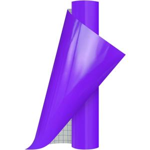 Ant 13inch x 5ft Purpe Smart Adhesive Permanent Vinyl Compatible with Cricut Explore and Maker Series Without Cutting Mats, Create DIY Projects, Decals, Stickers & More