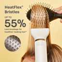 Wet Brush Easy Blowout Detangling Hair Brush, Black, Edgeless HeatFlex Bristles for Blow Dry, Ergonomic Soft-Touch Handle, Maximum Volume, Ceramic Coating Pad Smooths & Straightens (Pack of 2)