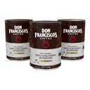 Don Francisco's Premium 100% Colombia Supremo Ground Coffee  Rich, Aromatic Medium Roast with 100% Arabica Beans, Floral Notes & Winey Flavor, 3 Recyclable 12 oz Cans