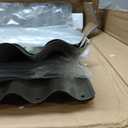 A ANLEOLIFE 8x4x2ft Galvanized Raised Garden Bed Kit, Oval Metal Deep Root Planters for Outdoor Plants Vegetables Flowers Herb, Large Bottomless, 478 Gallon Capacity- Quartz Grey