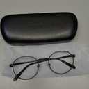 Round Reading Glasses for Women Men Vintage Retro Blue Light Blocking Computer Readers (Gray)