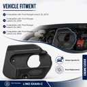 FZJDSD Engine Cover L1MZ-6A949-C Compatible with Ford Ranger Lariat 2.3L 2019-2022