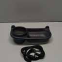 Swanoo Universal Stroller Snack Tray | Compatible With Nuna Mockingbird Bugaboo Uppababy | Stroller Bumper Bar Tray Attachment with Cup Holder | Baby Toddler Disneyland Essentials Stroller Accessories (Dark Grey)