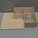 Niteangel Multi-Chamber Hamster House Maze: - Multi-Room Hideouts & Tunnel Exploring Toys for Hamster Gerbils Mice Lemmings (3-Room Large)
