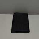 Simplebrand Black Sheer Curtains 96 Inches Long, Light Filtering Rod Pocket Solid Color Window Sheer Curtain Panels, Elegant Curtains & Drapes for Living Room, Bedroom 2 Panels (Black, 42" W x 96" L)