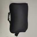 Aukee Memory Foam Car Neck Pillow Soft Leather Headrest for Driving Home Office Black (1PC)