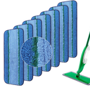 Mop Head Replacement for Libman Freedom Spray Mop - Washable Reusable Wet & Dry Cleaning - Microfiber Spray Mop Pads Refill for Multi-Surface Floor -4 Pack (blue)