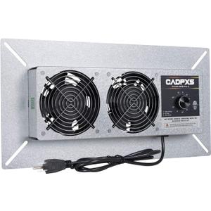 CADPXS Crawlspace Ventilation Fan, Crawlspace Fan Vent with Humidistat, Dehumidistat & Freeze Protection Thermostat, for Crawl Spaces/Basement/Garage/Attic/Hydroponics Grow Tents (220 CFM Air Out)