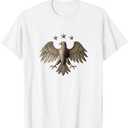 New Emblem of Syria | Syrian National Identity T-Shirt (White, L)