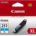 Canon CLI-251XL Genuine Cyan Ink Tank, Compatible with MG6320, IP7220 & MG5420, MX922, MG5520, MG6420, MG7120, iX6820, iP8720, MG7520, MG6620, and MG5620 Printers
