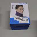 VELPEAU Neck Brace for Neck Pain and Support - Soft Cervical Collar for Sleeping in Bed, Snoozing, Sleeping Upright, Anti-Snoring, Sleep Apnea for Women & Men (Blue, Comfort Version, Medium: 11.5-14"/3)