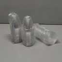 Eupako 8 oz Plastic Cups with Lids, Clear Disposable Cups with Flat Lids, Cold Drink Containers Pack of 50